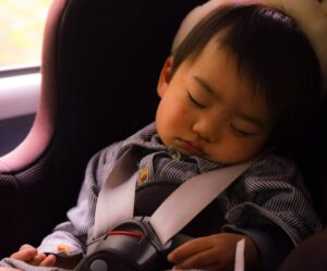 Baby sleeping car seat