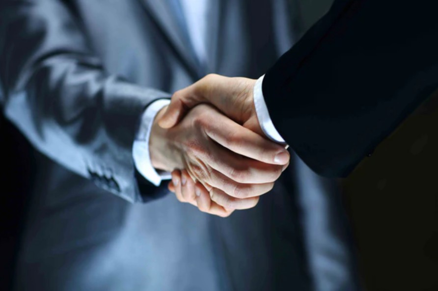 Business handshake