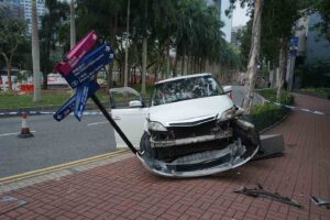 HK car accident